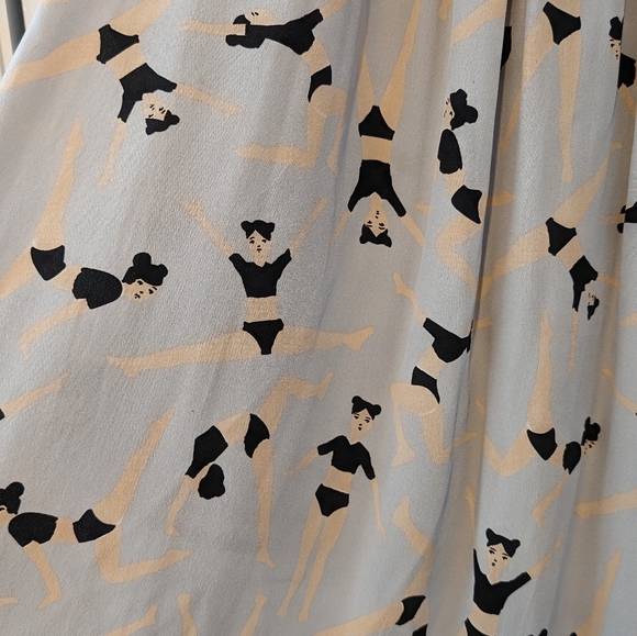 Gorman Acrobatic Silk Midi Skirt - Picture 2 of 8